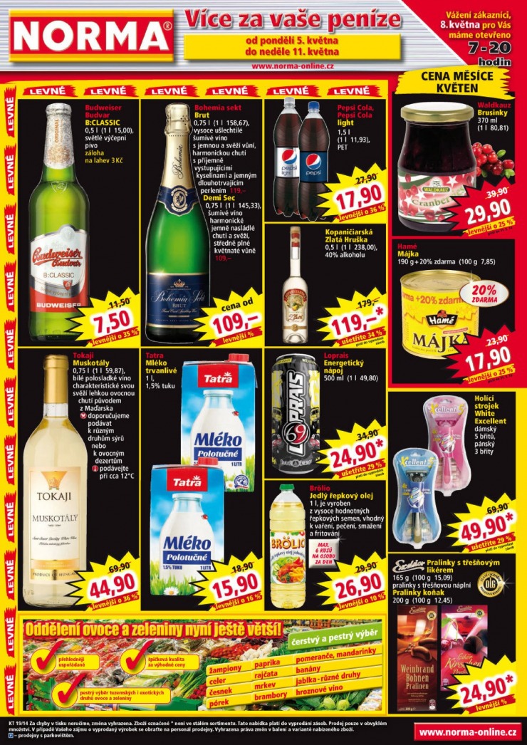 letk Norma Aktuln letk od 5.5.2014 strana 1