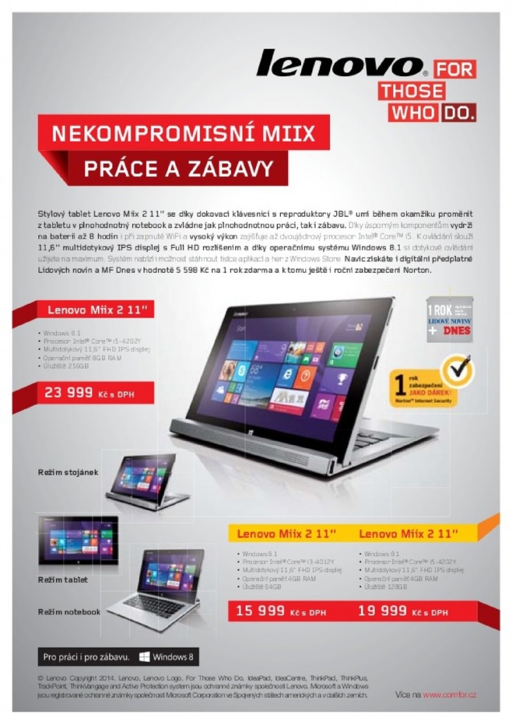 leták Comfor katalog od 26.4.2014 strana 1 leták Comfor katalog od 26.4.2014 strana 1