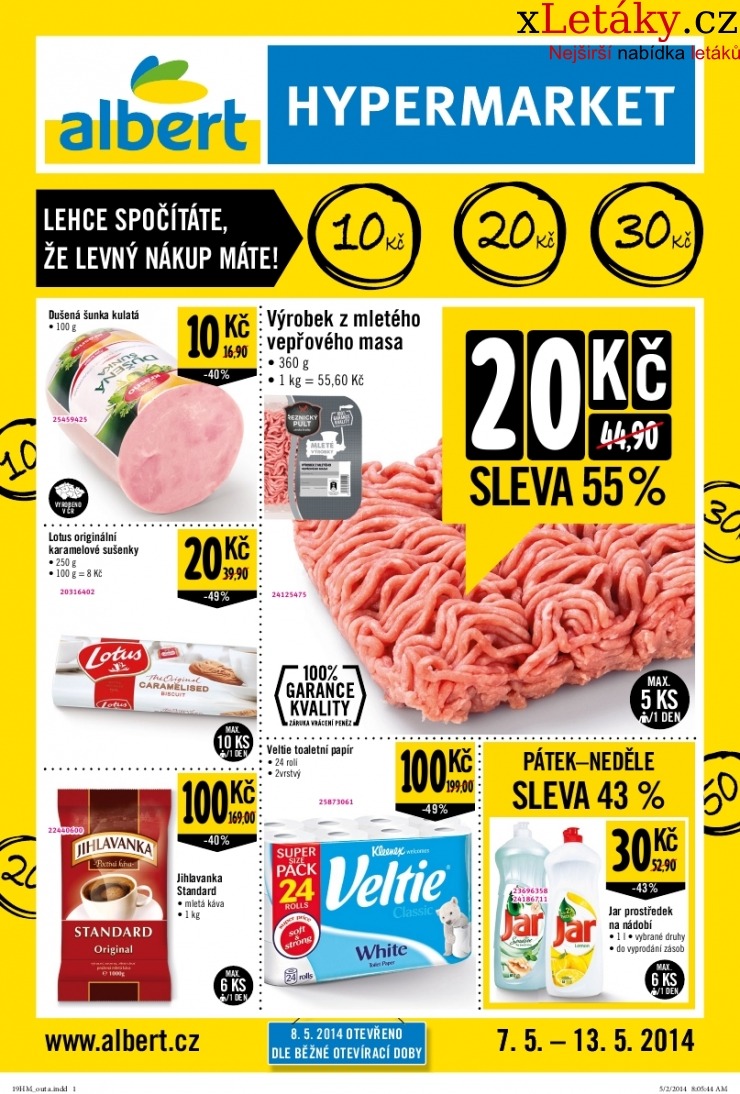 leták Albert Hypermarket akční leták strana 1 leták Albert Hypermarket akční leták strana 1