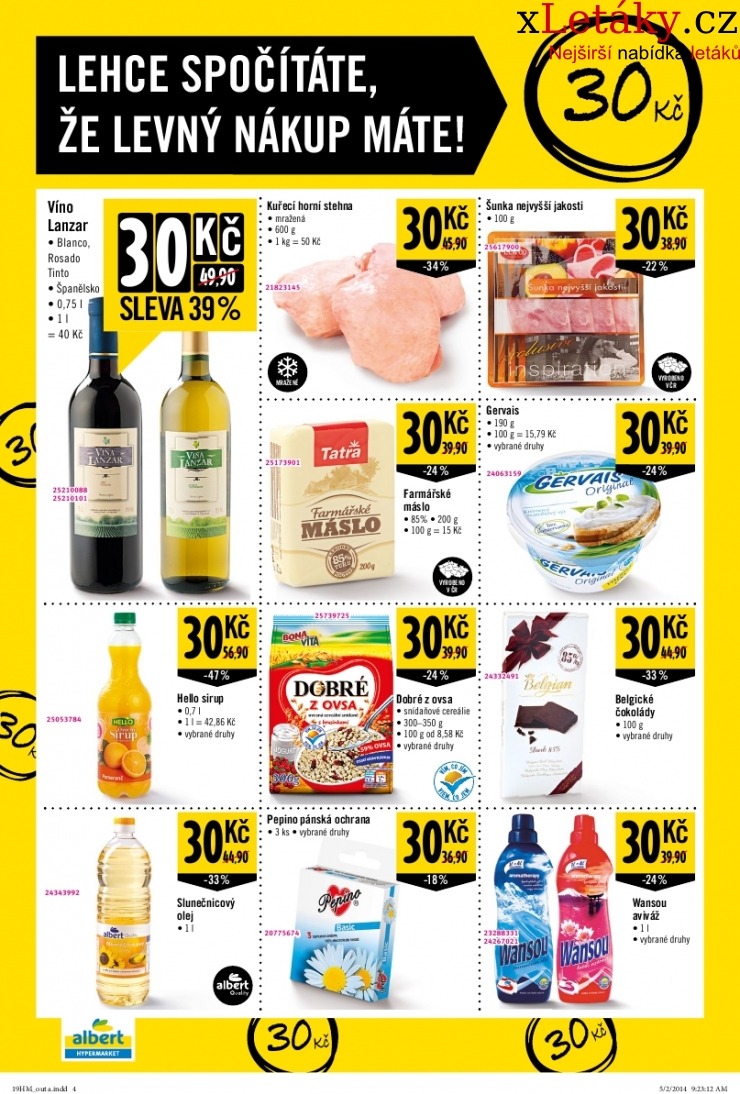 leták Albert Hypermarket akční leták strana 1 leták Albert Hypermarket akční leták strana 1