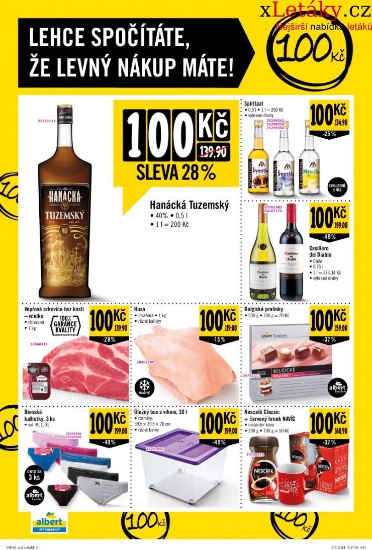 leták Albert Hypermarket akční leták strana 1 leták Albert Hypermarket akční leták strana 1