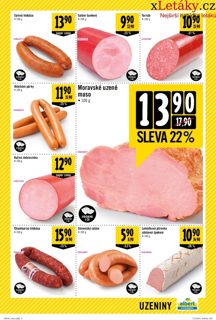 leták Albert Hypermarket akční leták strana 1 leták Albert Hypermarket akční leták strana 1