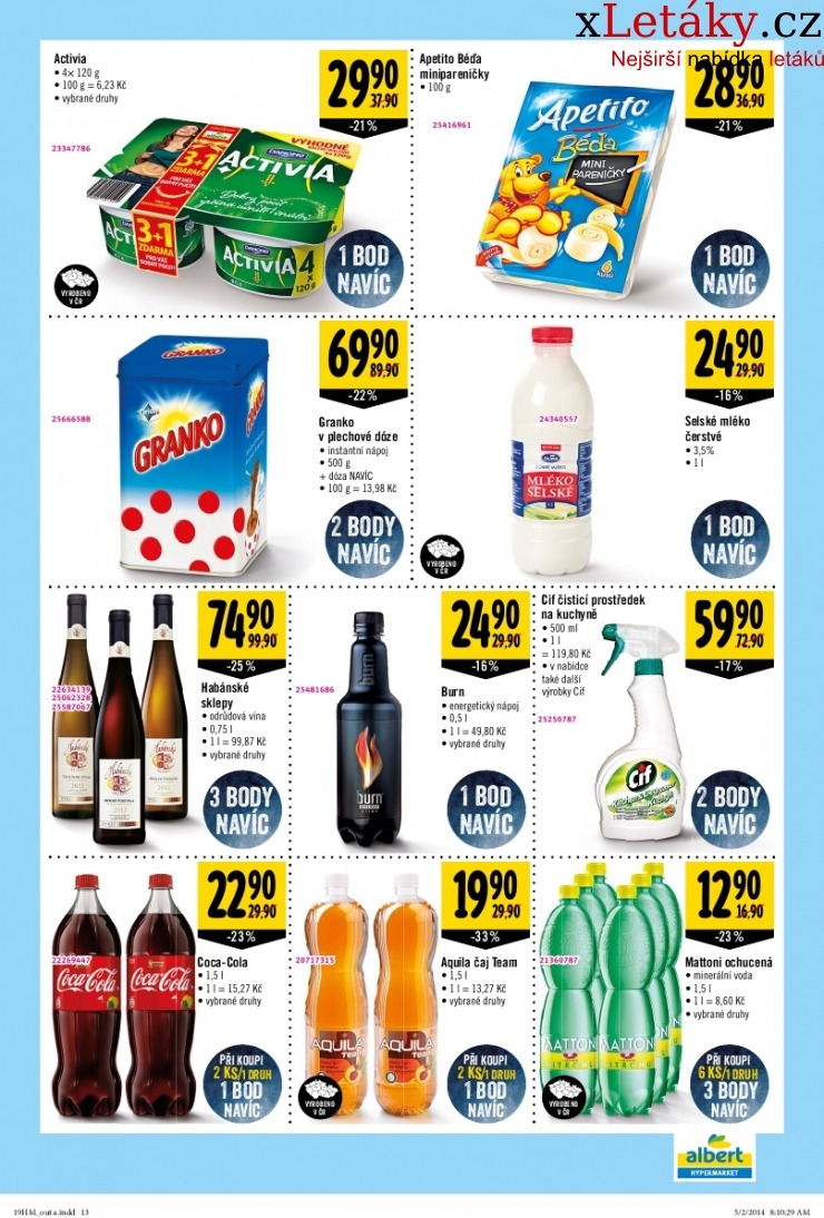 leták Albert Hypermarket akční leták strana 1 leták Albert Hypermarket akční leták strana 1