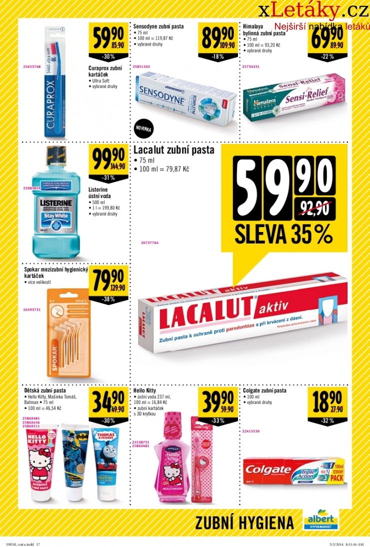 leták Albert Hypermarket akční leták strana 1 leták Albert Hypermarket akční leták strana 1