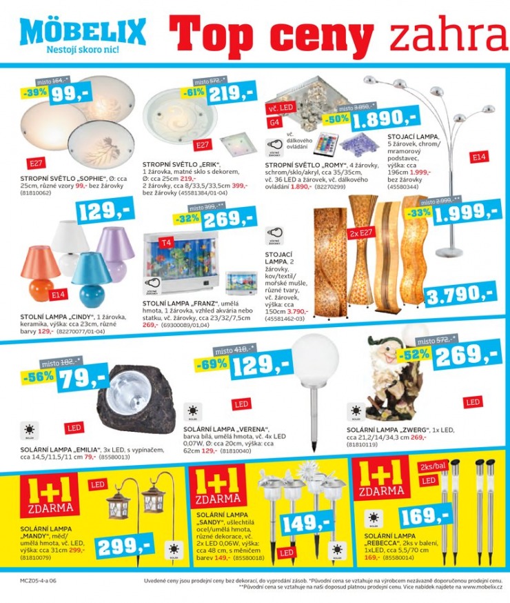 let�k Mobelix Aktu�ln� prospekt od 5.5.2014 strana 1