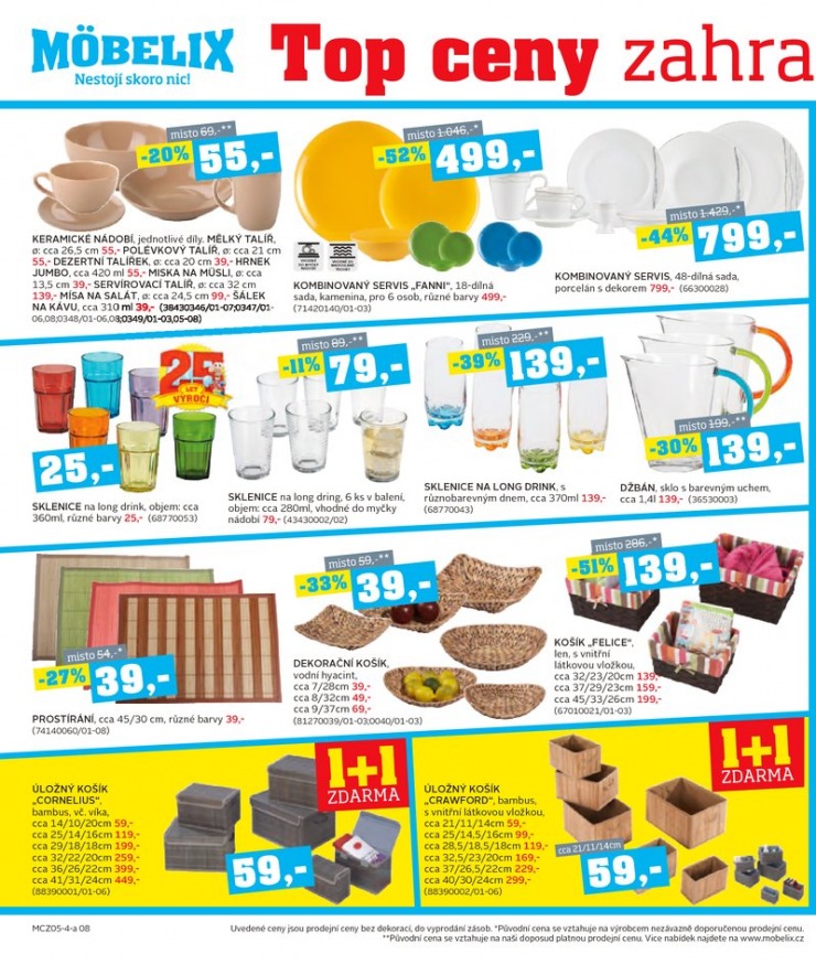 let�k Mobelix Aktu�ln� prospekt od 5.5.2014 strana 1