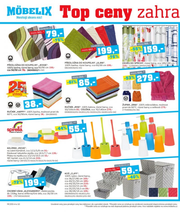 let�k Mobelix Aktu�ln� prospekt od 5.5.2014 strana 1