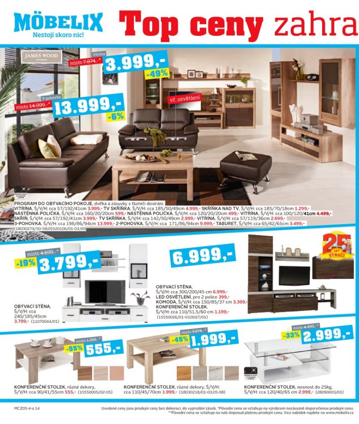 let�k Mobelix Aktu�ln� prospekt od 5.5.2014 strana 1