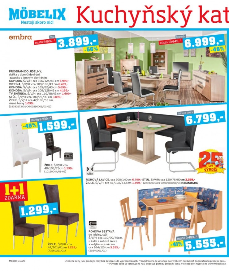 let�k Mobelix Aktu�ln� prospekt od 5.5.2014 strana 1