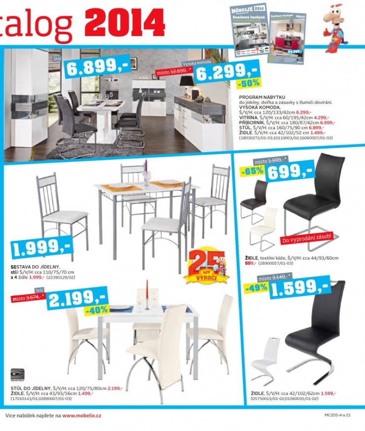 let�k Mobelix Aktu�ln� prospekt od 5.5.2014 strana 1