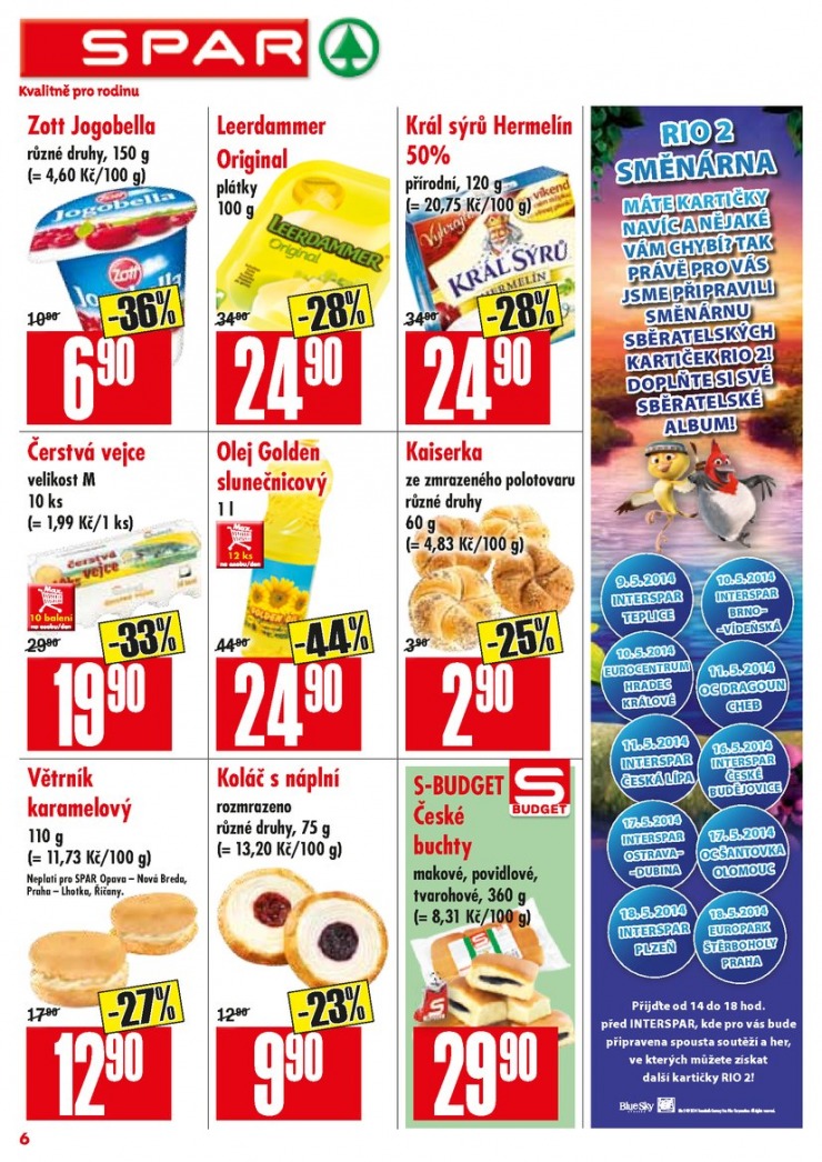 leták Interspar nabídka Spar od 7.5.2014 strana 1 leták Interspar nabídka Spar od 7.5.2014 strana 1