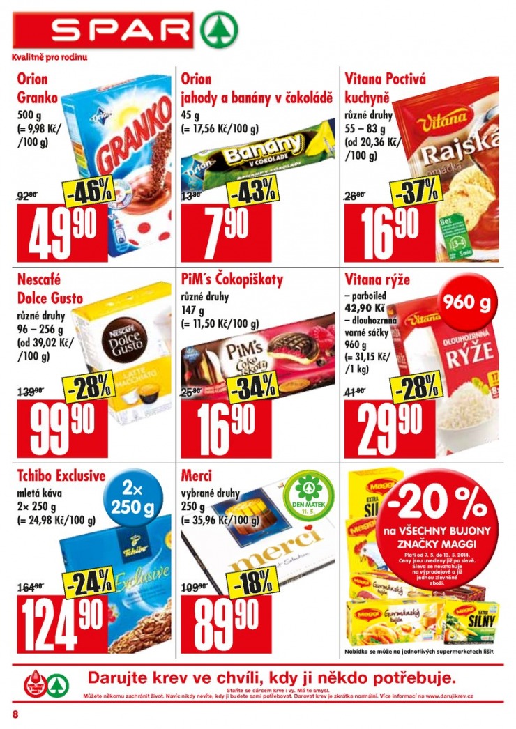 leták Interspar nabídka Spar od 7.5.2014 strana 1 leták Interspar nabídka Spar od 7.5.2014 strana 1