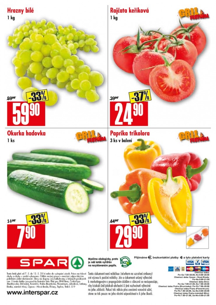 leták Interspar nabídka Spar od 7.5.2014 strana 1 leták Interspar nabídka Spar od 7.5.2014 strana 1