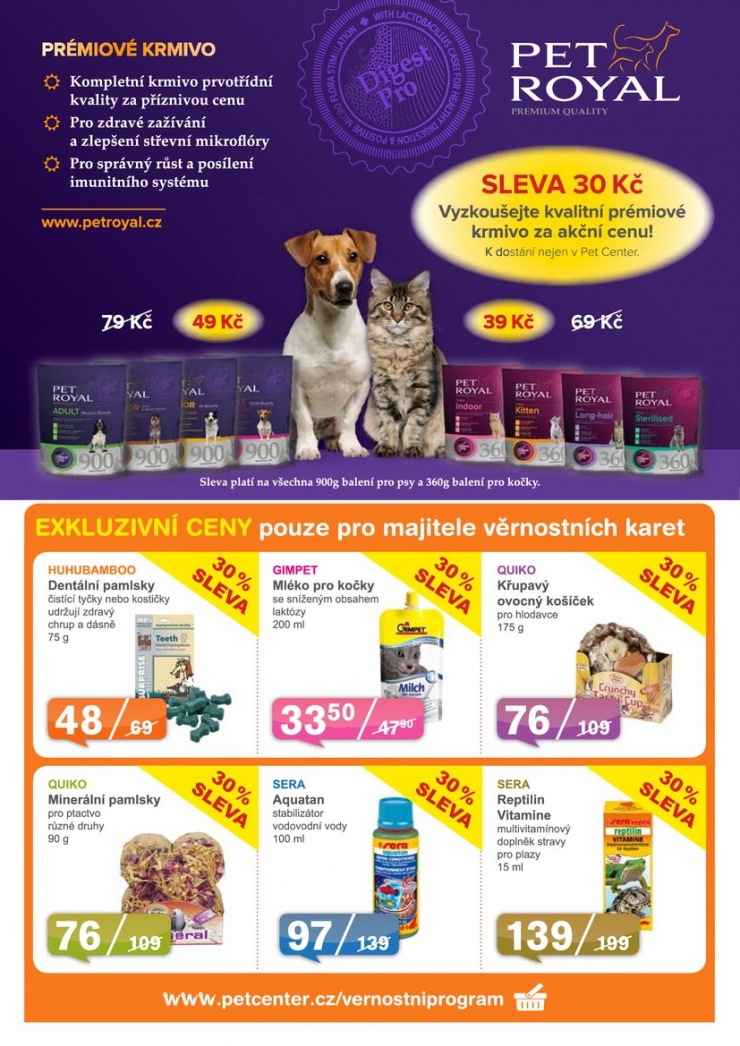 leták Pet Center Akční leták od 1.5.2014 strana 1 leták Pet Center Akční leták od 1.5.2014 strana 1