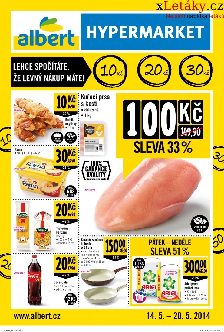 leták Albert Hypermarket leták strana 1 leták Albert Hypermarket leták strana 1