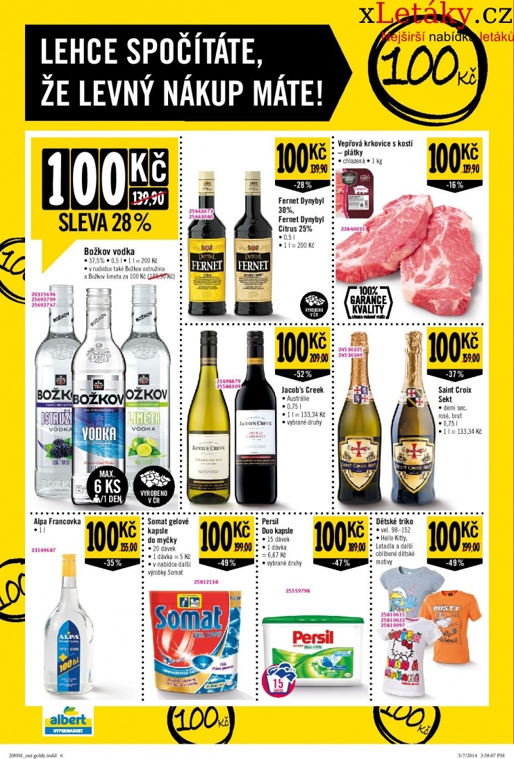 leták Albert Hypermarket leták strana 1 leták Albert Hypermarket leták strana 1