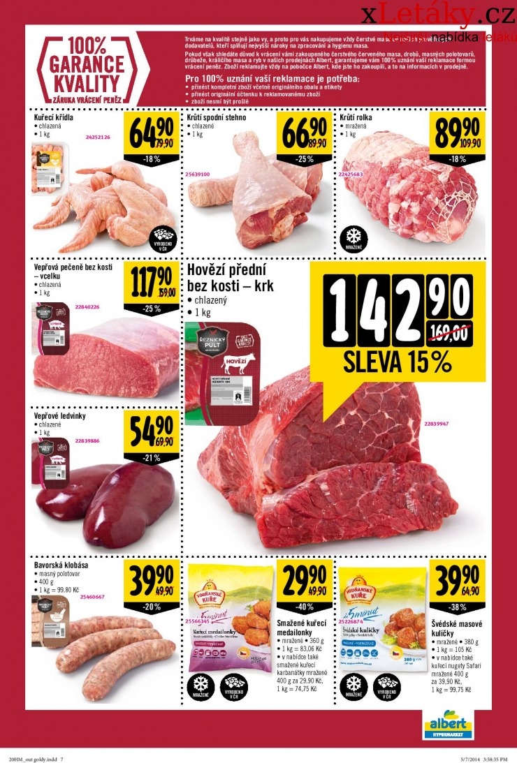 leták Albert Hypermarket leták strana 1 leták Albert Hypermarket leták strana 1