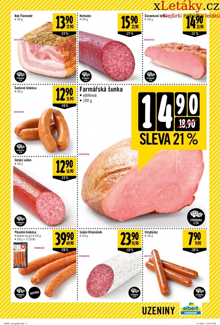 leták Albert Hypermarket leták strana 1 leták Albert Hypermarket leták strana 1