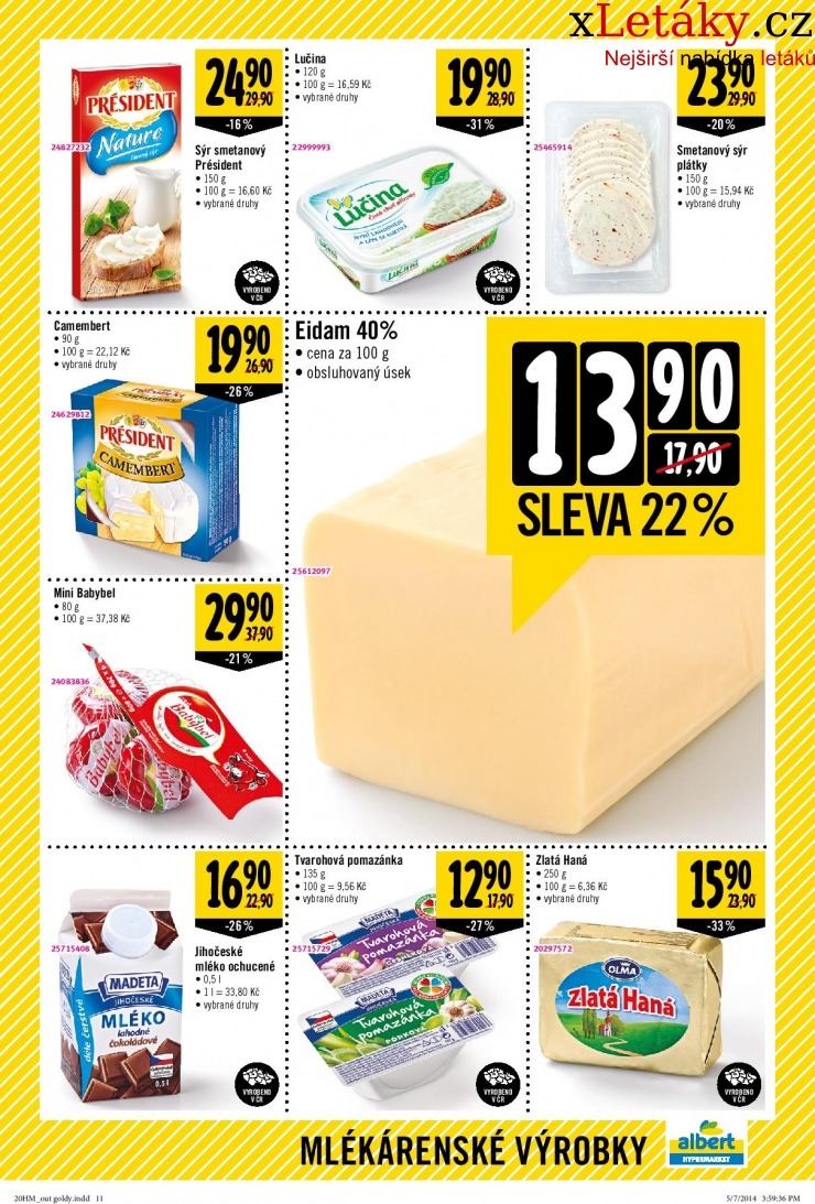 leták Albert Hypermarket leták strana 1 leták Albert Hypermarket leták strana 1