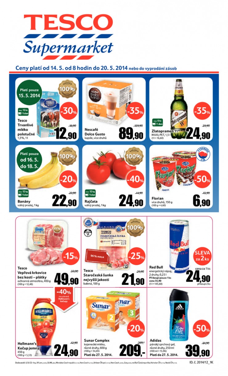letk Tesco supermarkety od 14.5.2014 strana 1