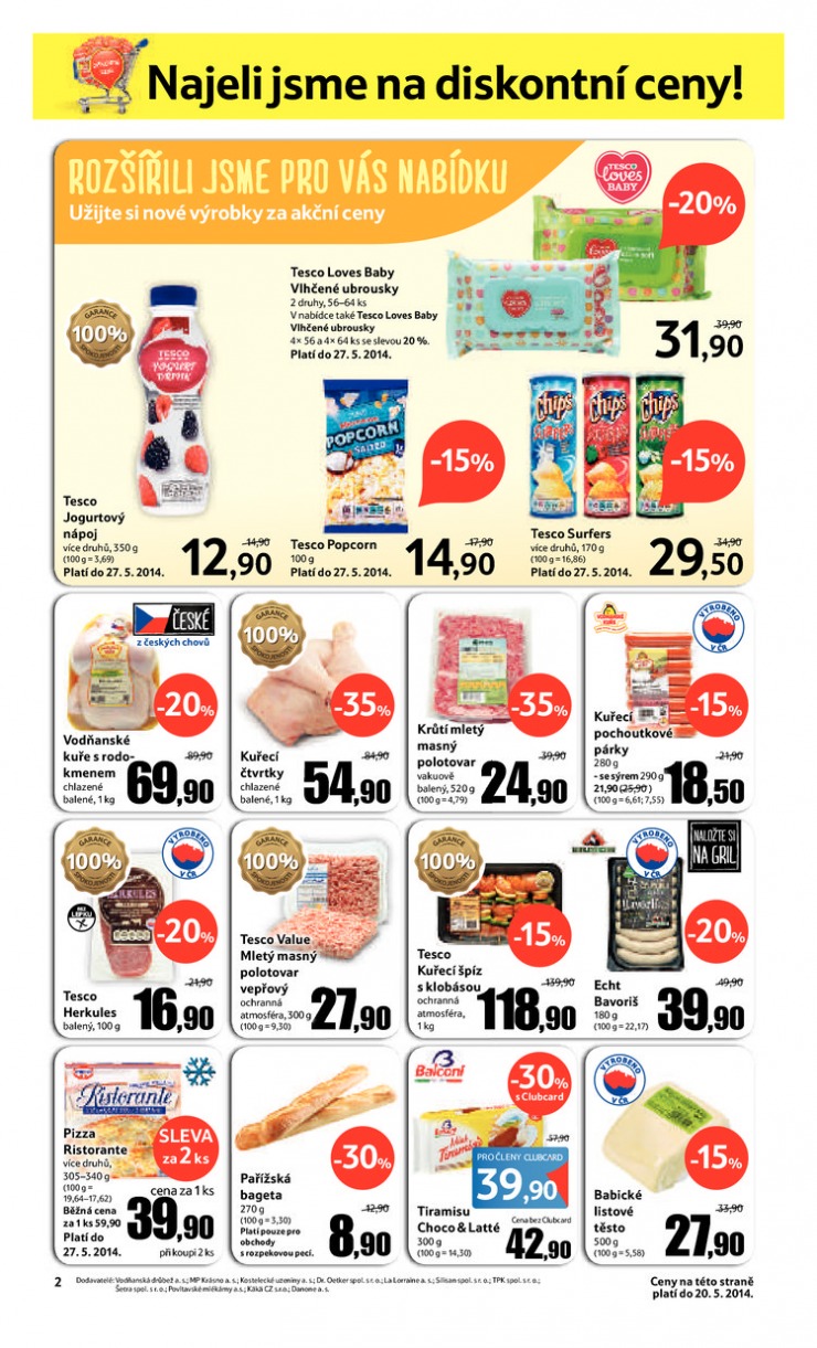 leták Tesco supermarkety od 14.5.2014 strana 1 leták Tesco supermarkety od 14.5.2014 strana 1
