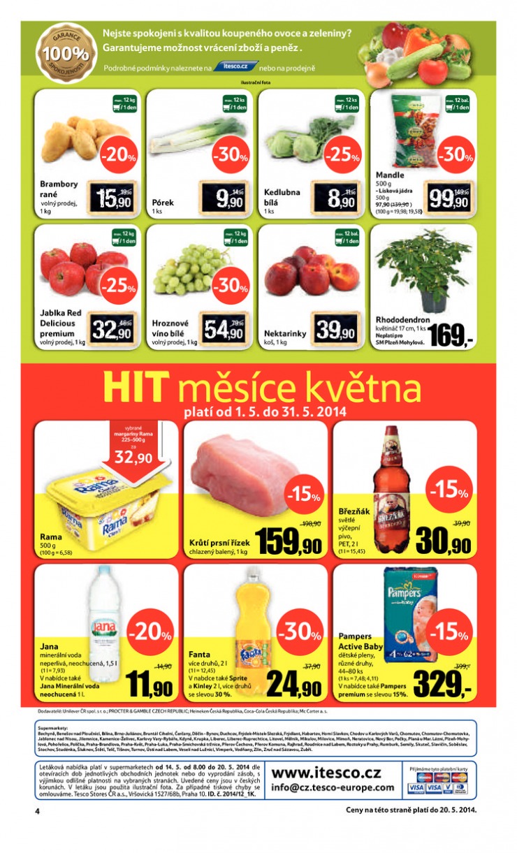 leták Tesco supermarkety od 14.5.2014 strana 1 leták Tesco supermarkety od 14.5.2014 strana 1