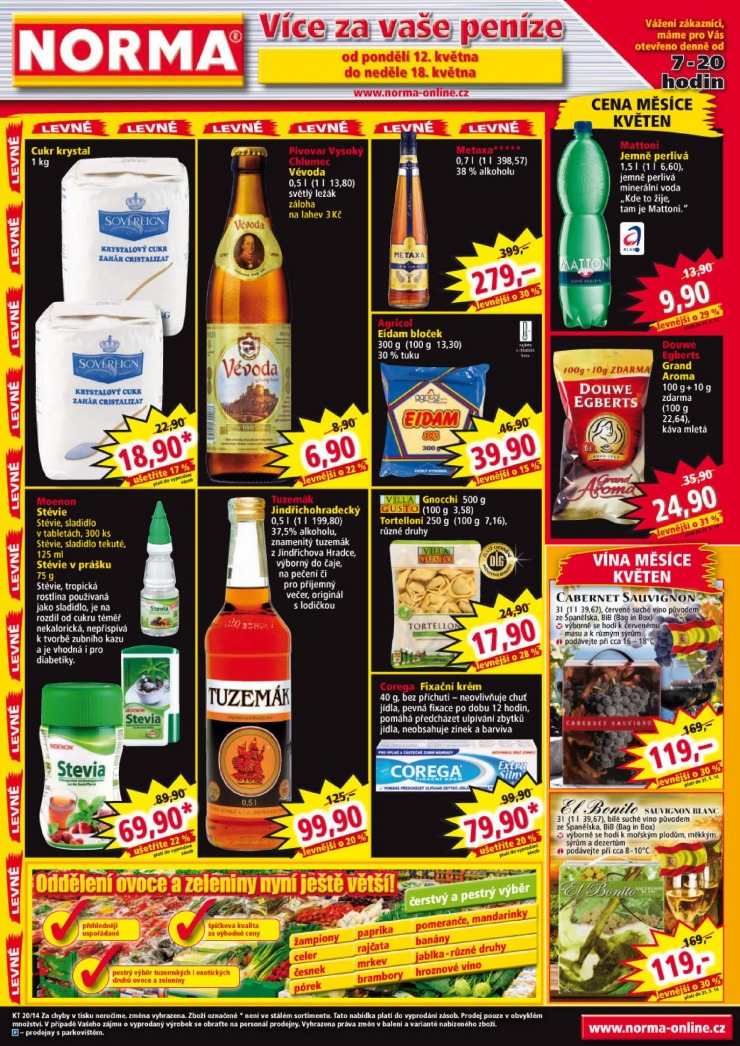 letk Norma Aktuln letk od 12.5.2014 strana 1