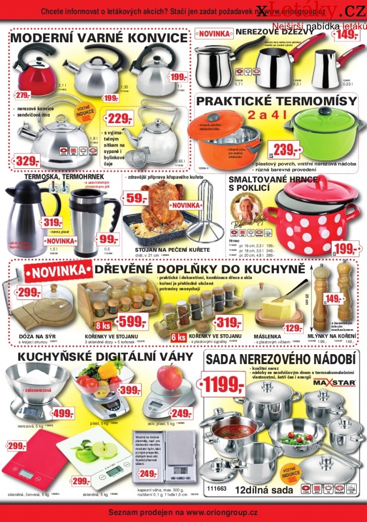 leták Orion leták strana 1 leták Orion leták strana 1