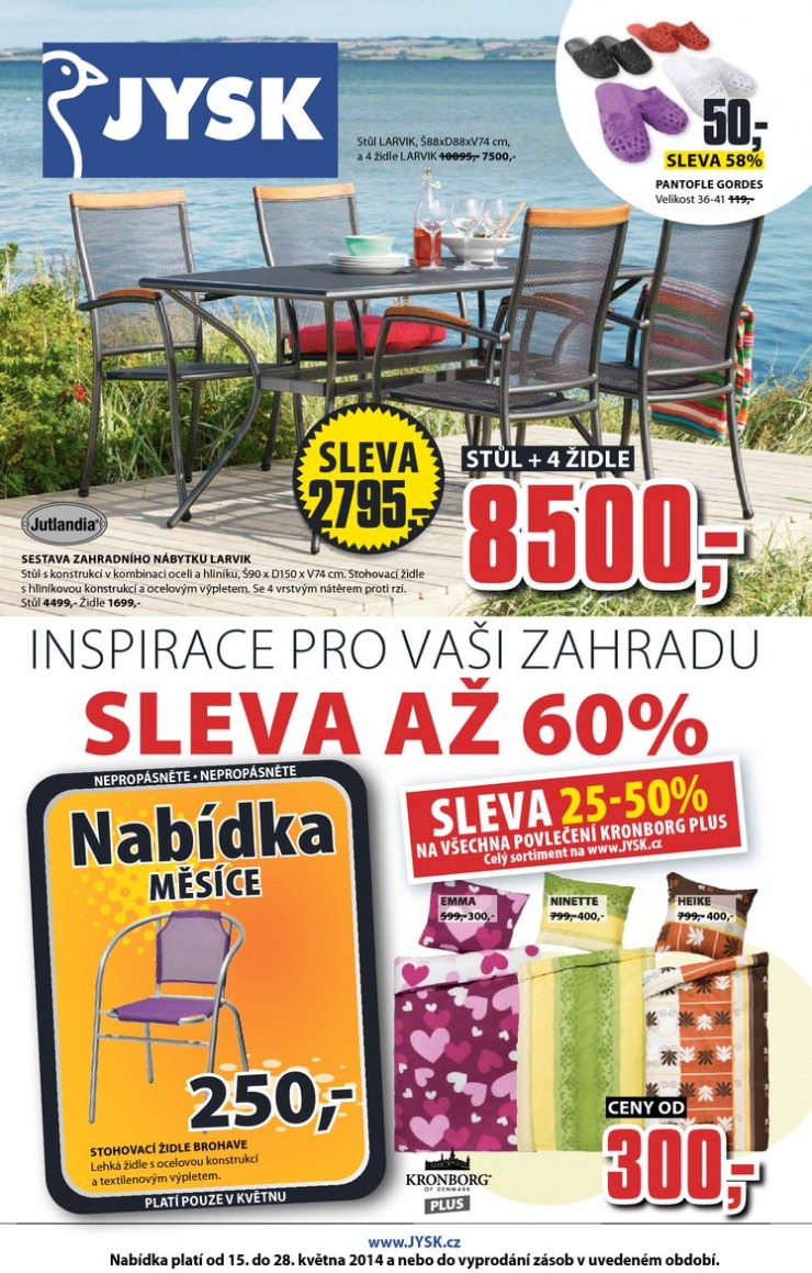 letk Jysk Nabdka tdne od 15.5.2014 strana 1