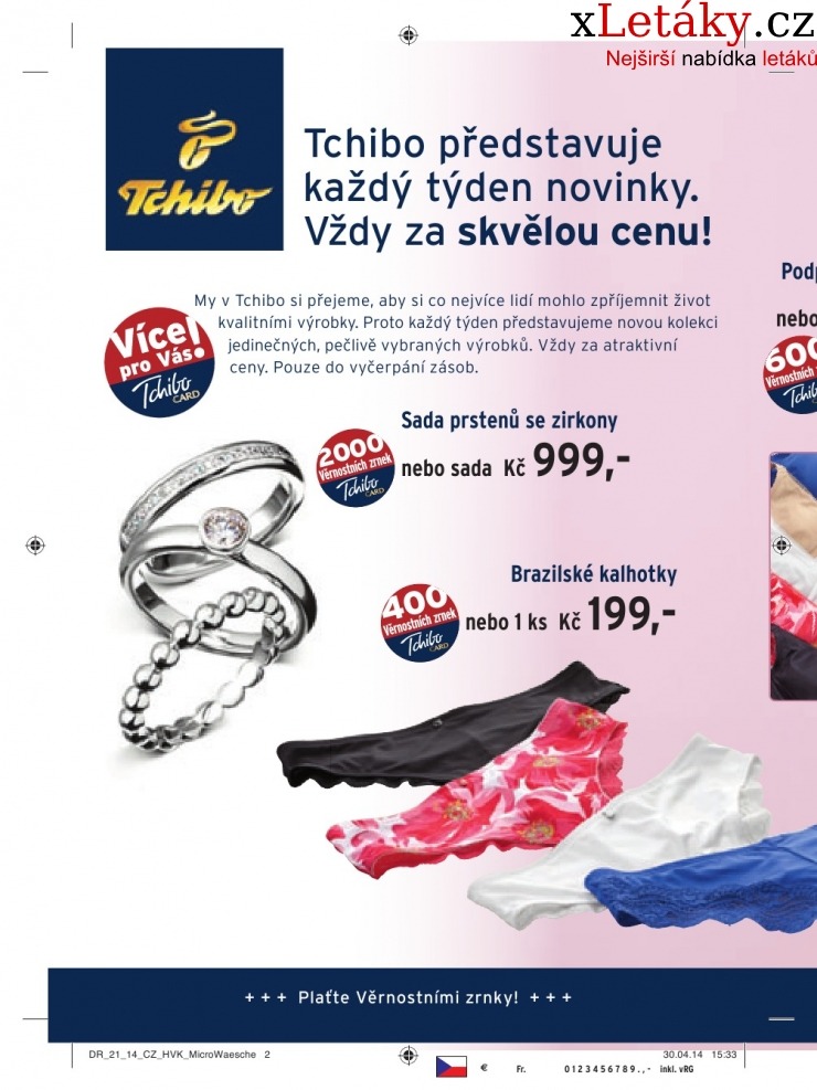 leták Tchibo leták strana 1 leták Tchibo leták strana 1