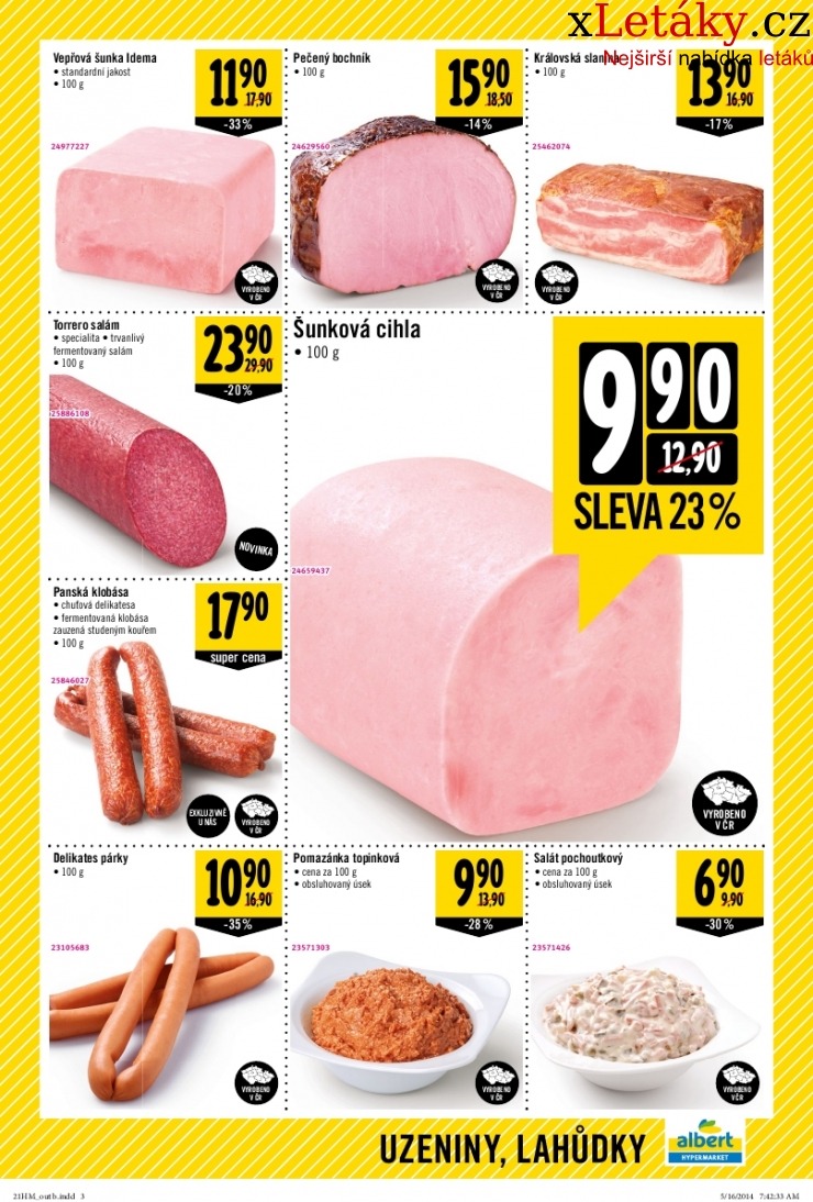 leták Albert Hypermarket akční leták strana 1 leták Albert Hypermarket akční leták strana 1