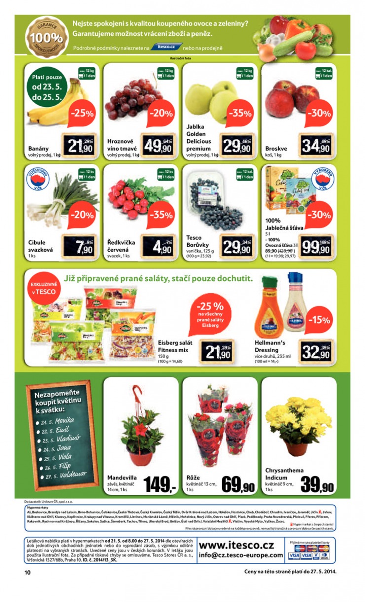 leták Tesco velké hypermarkety od 21.5.2014 strana 1 leták Tesco velké hypermarkety od 21.5.2014 strana 1