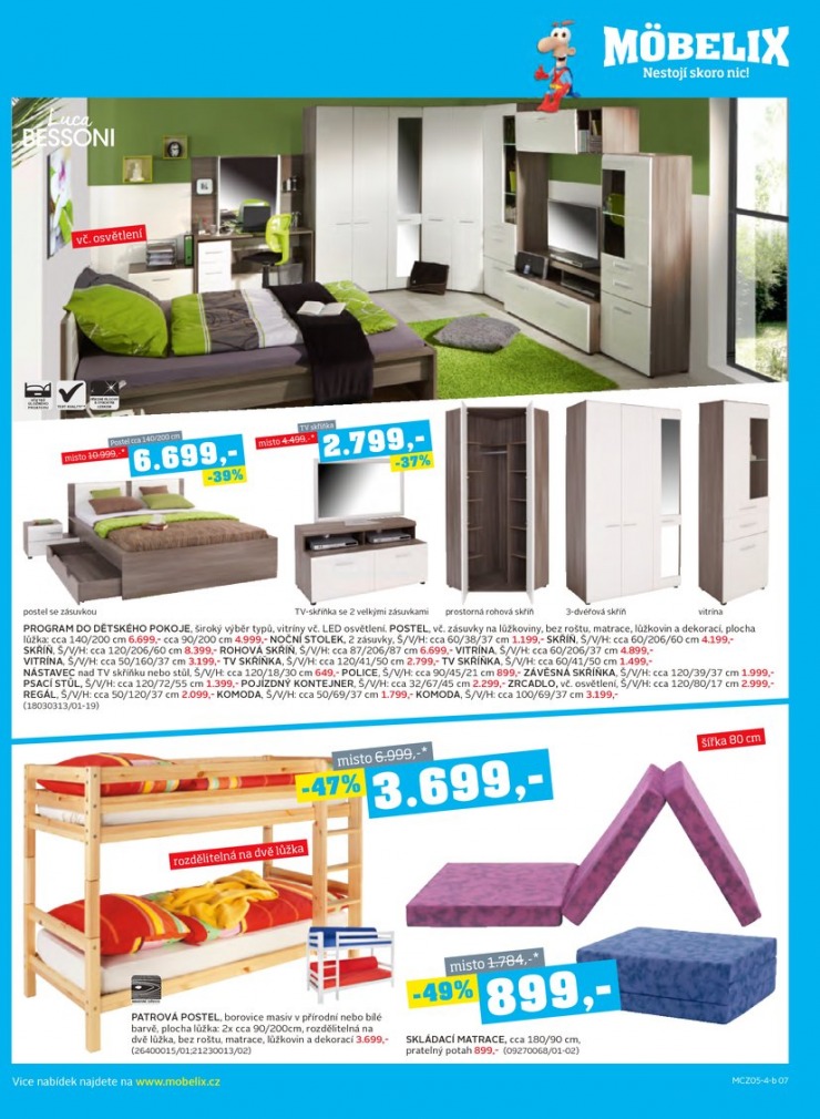 let�k Mobelix Aktu�ln� prospekt od 19.5.2014 strana 1