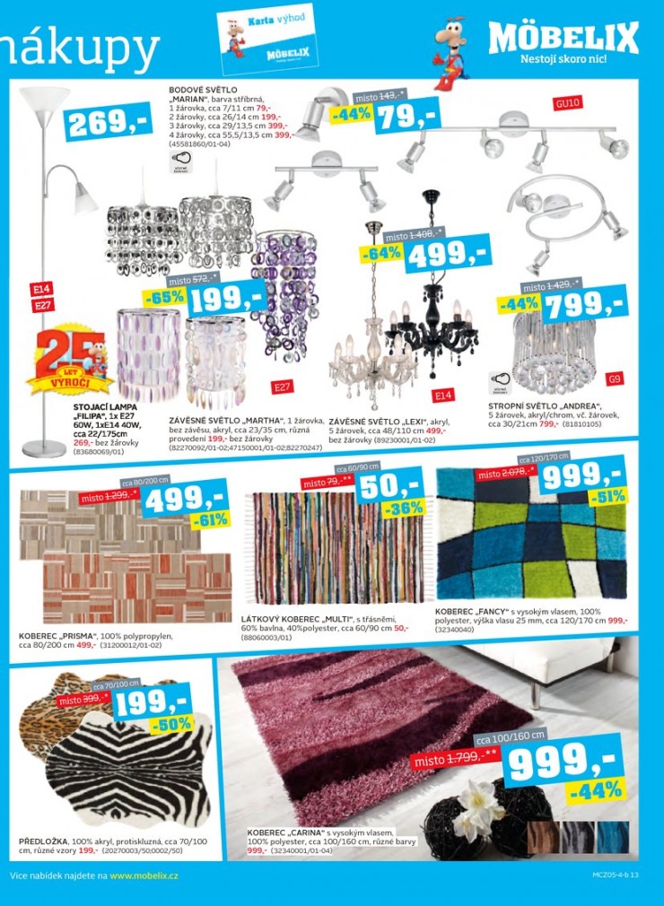 let�k Mobelix Aktu�ln� prospekt od 19.5.2014 strana 1