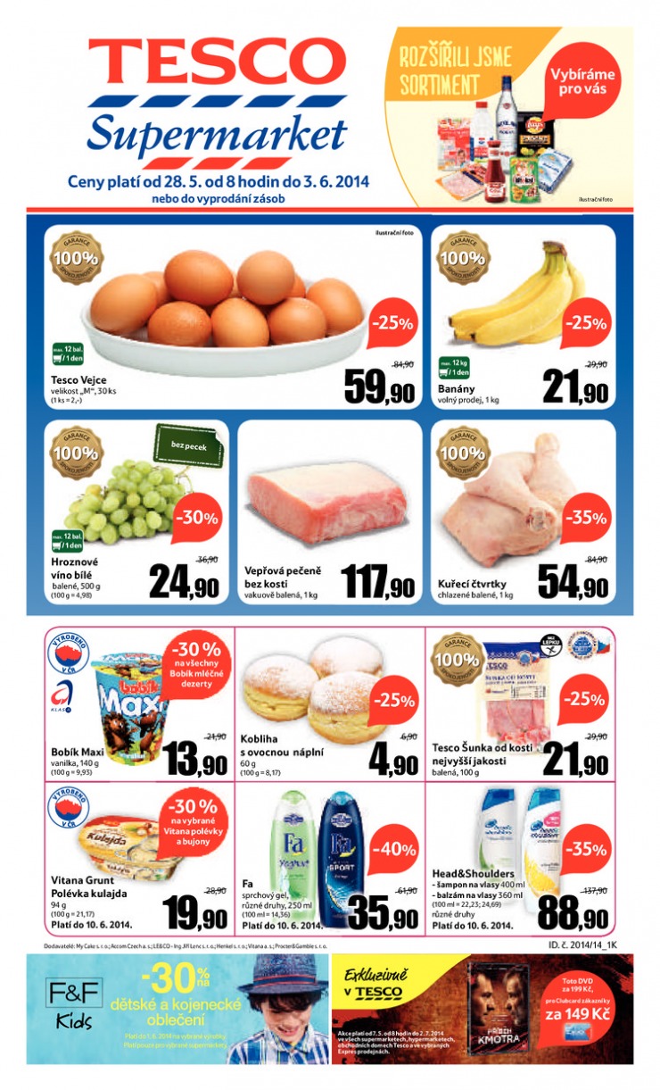 letk Tesco supermarkety od 28.5.2014 strana 1