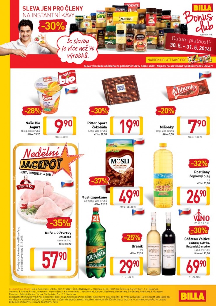 leták Billa malý od 28.5.2014 strana 1 leták Billa malý od 28.5.2014 strana 1