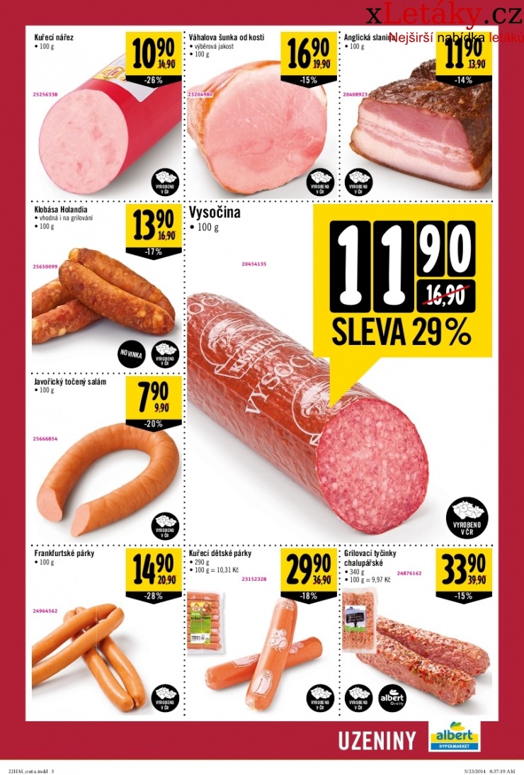 leták Albert Hypermarket akční leták strana 1 leták Albert Hypermarket akční leták strana 1