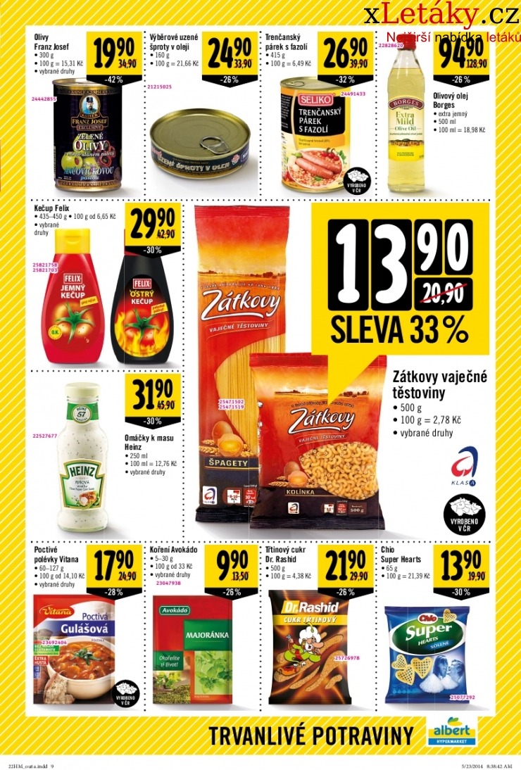 leták Albert Hypermarket akční leták strana 1 leták Albert Hypermarket akční leták strana 1