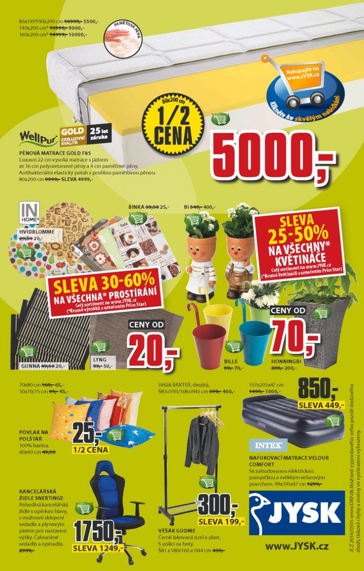 leták Jysk Nabídka týdne od 29.5.2014 strana 1 leták Jysk Nabídka týdne od 29.5.2014 strana 1