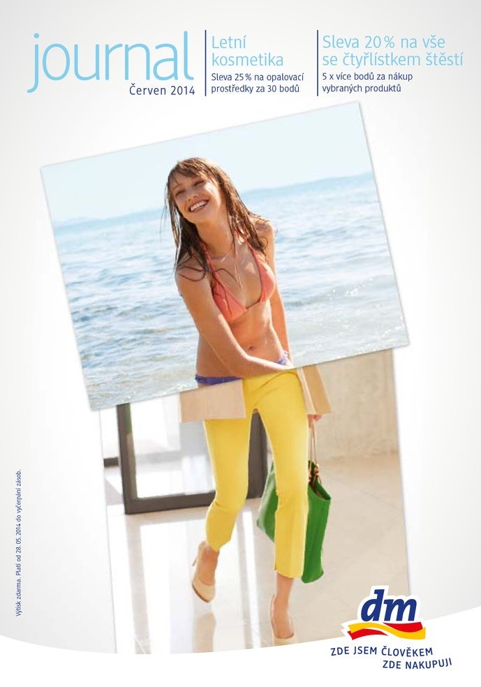 letk DM drogerie Journal od 1.6.2014 strana 1
