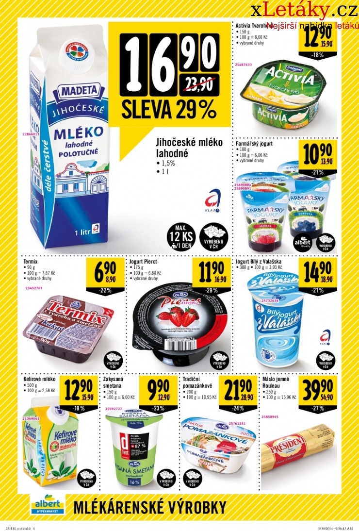 leták Albert Hypermarket akční leták strana 1 leták Albert Hypermarket akční leták strana 1
