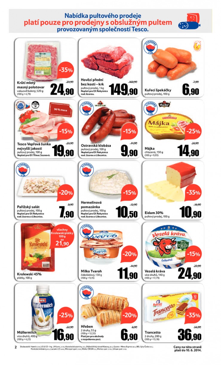 leták Tesco Expres obchody od 4.6.2014 strana 1 leták Tesco Expres obchody od 4.6.2014 strana 1