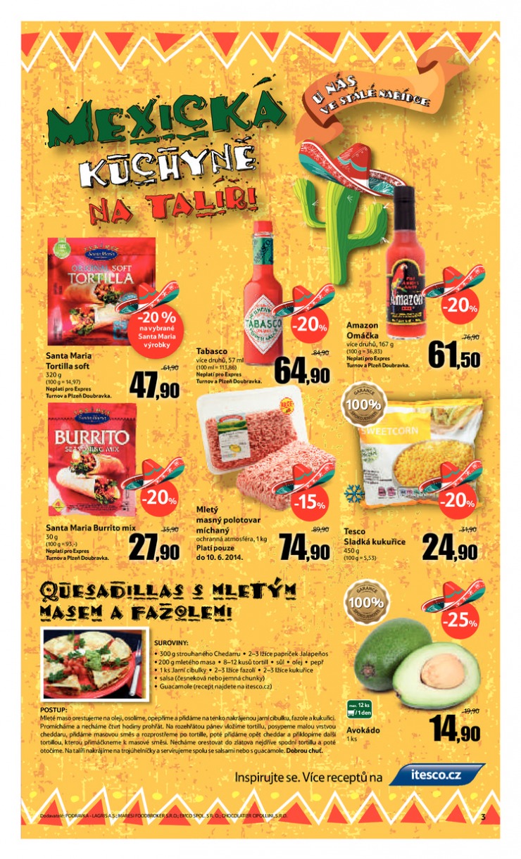 leták Tesco supermarkety od 4.6.2014 strana 1 leták Tesco supermarkety od 4.6.2014 strana 1