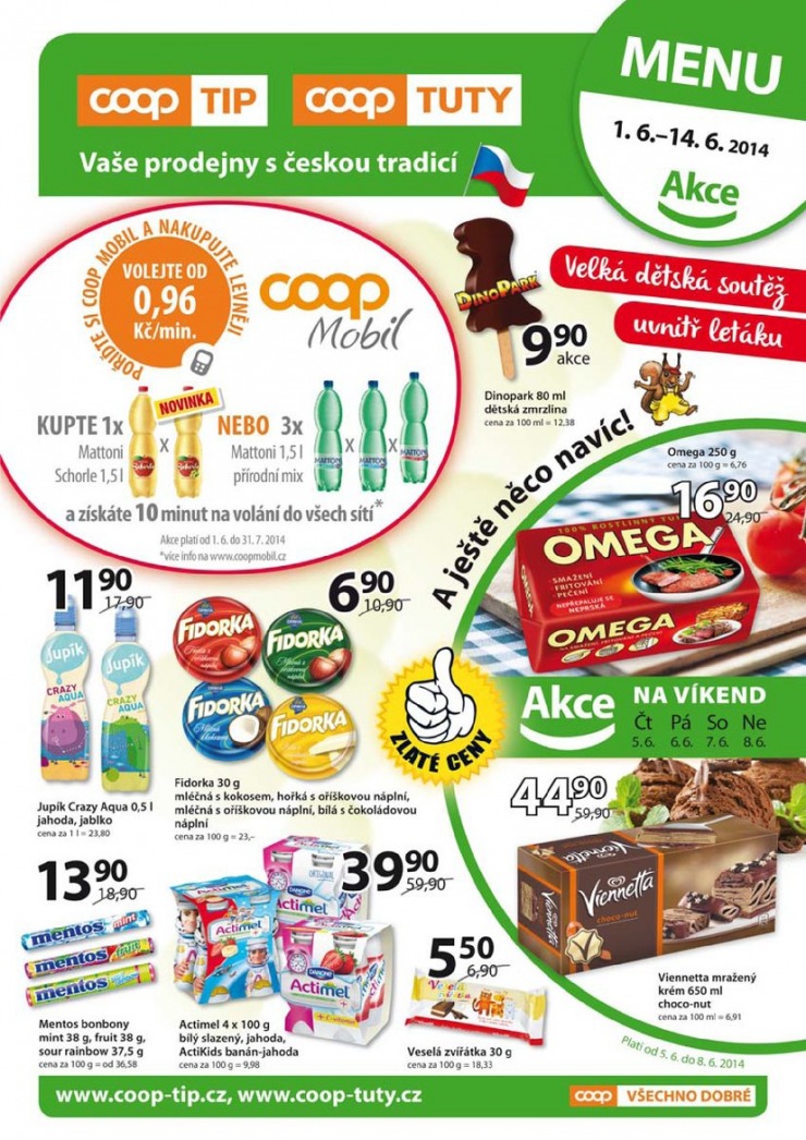 letk COOP Tuty Tip od 1.6.2014 strana 1