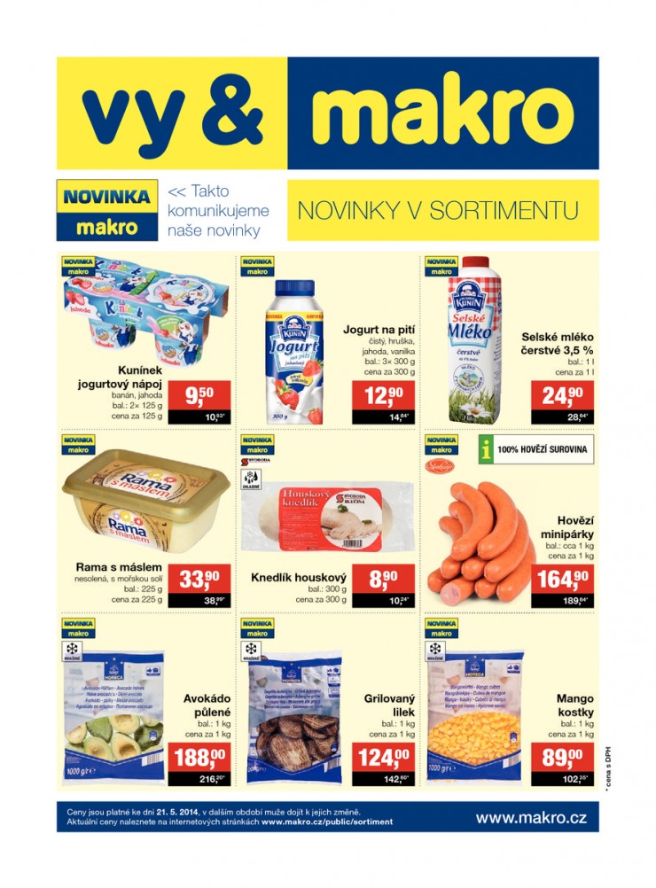 letk Makro Novinky v sortimentu od 4.6.2014 strana 1