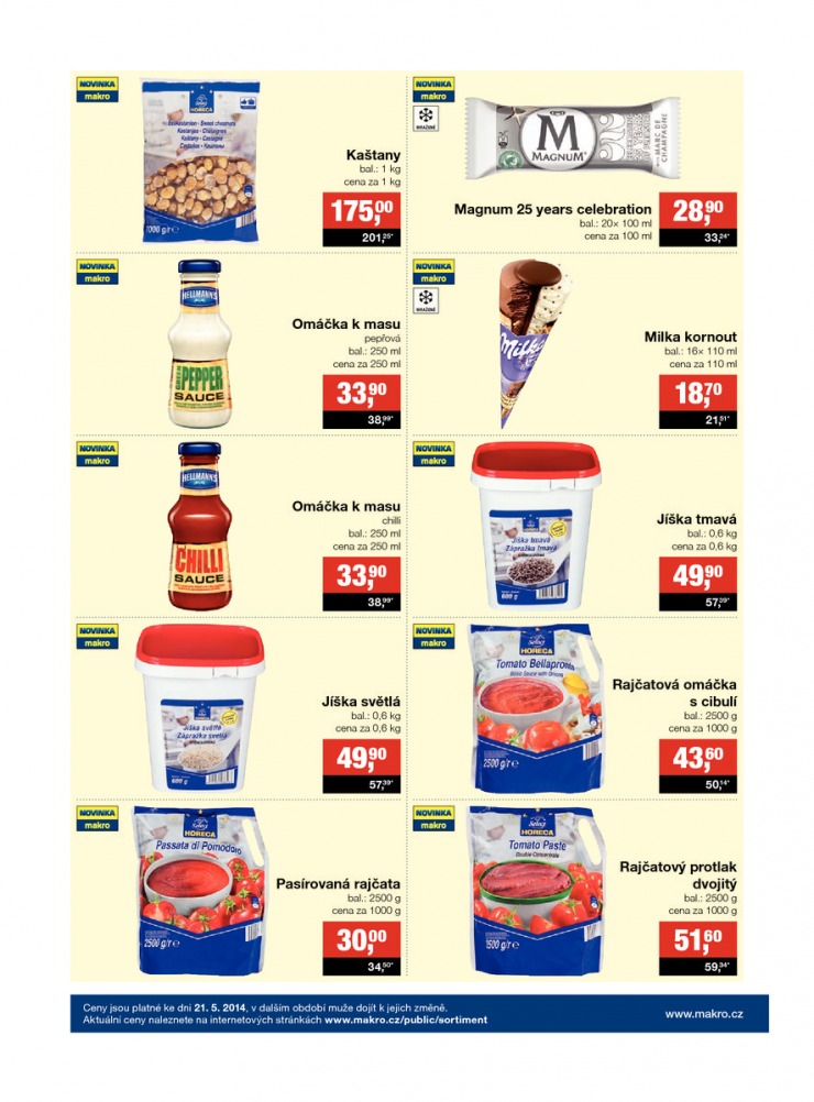 leták Makro Novinky v sortimentu od 4.6.2014 strana 1 leták Makro Novinky v sortimentu od 4.6.2014 strana 1