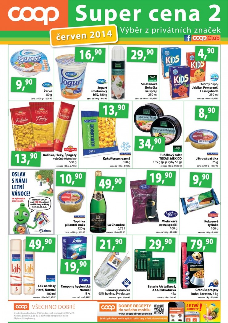leták COOP Terno od 4.6.2014 strana 1 leták COOP Terno od 4.6.2014 strana 1