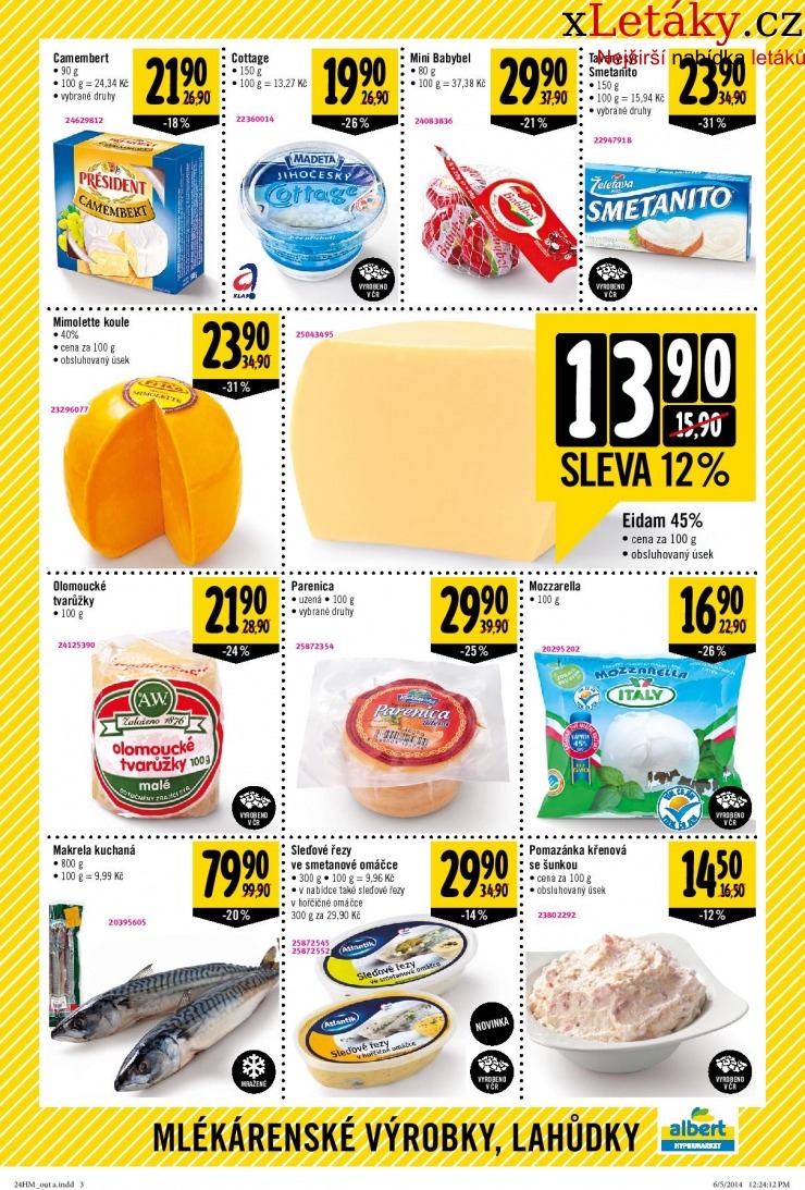 leták Albert Hypermarket leták strana 1 leták Albert Hypermarket leták strana 1