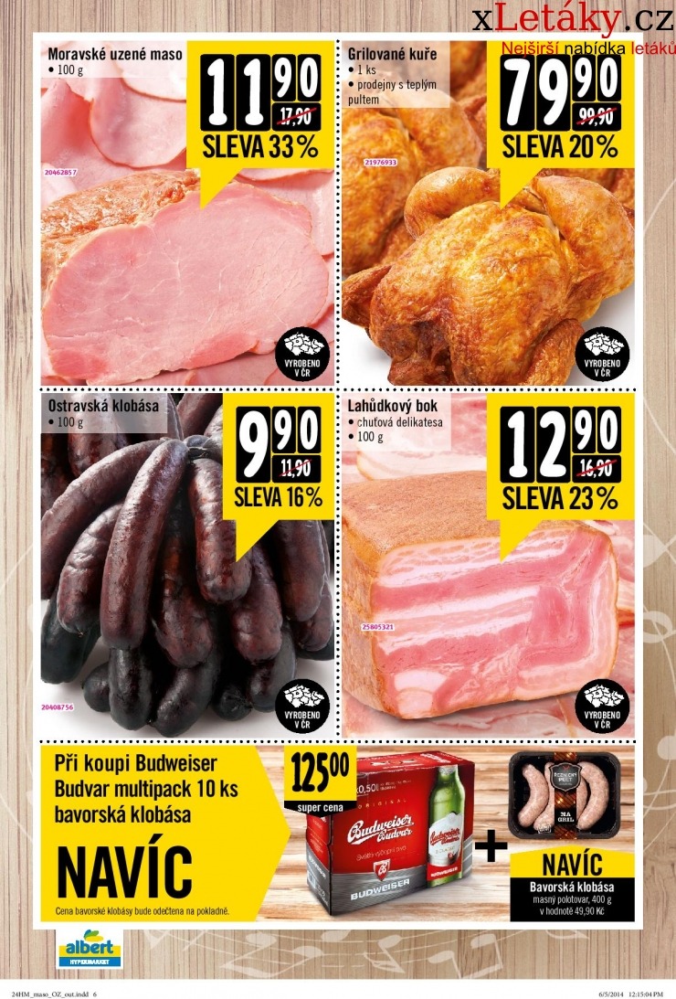 leták Albert Hypermarket leták strana 1 leták Albert Hypermarket leták strana 1