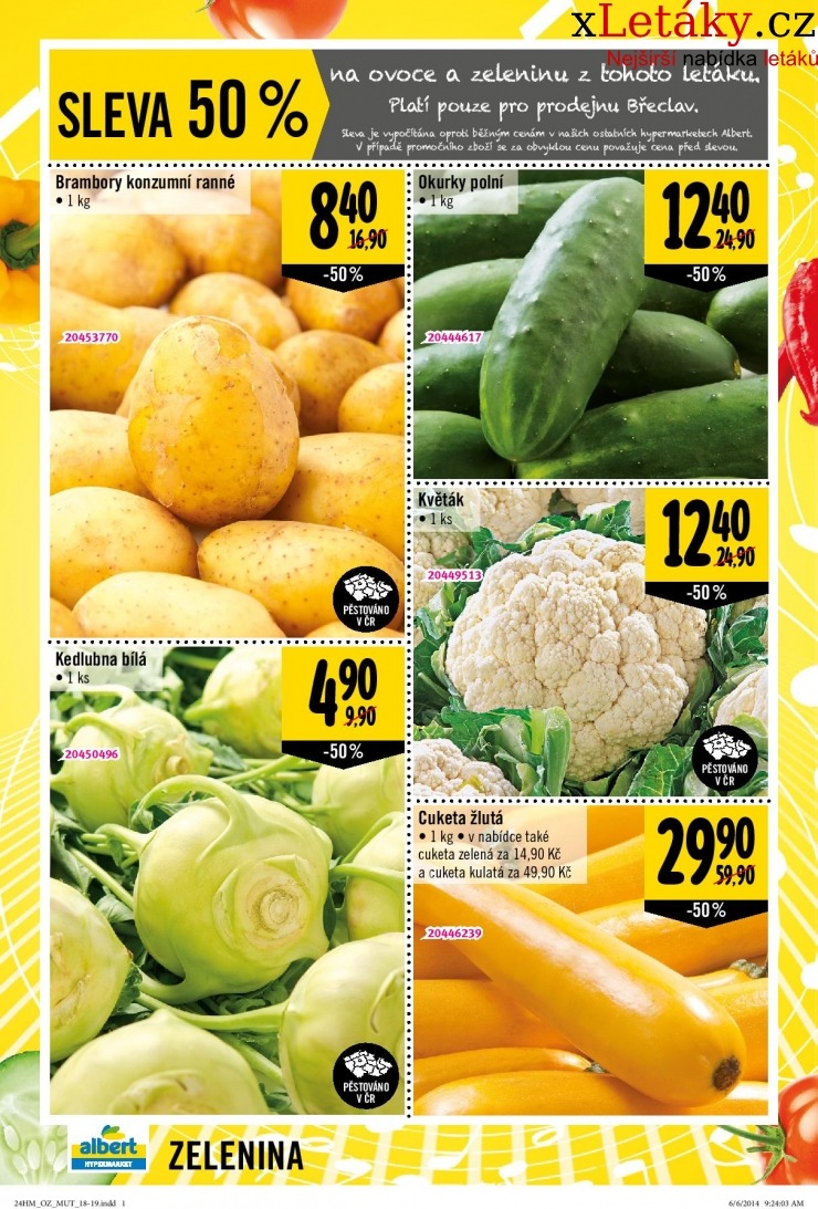 leták Albert Hypermarket leták strana 1 leták Albert Hypermarket leták strana 1